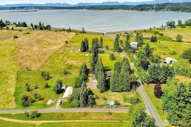 8597 Harborview Rd, Blaine, WA 98230 - overview of rural landscape featuring a water and mountain view
