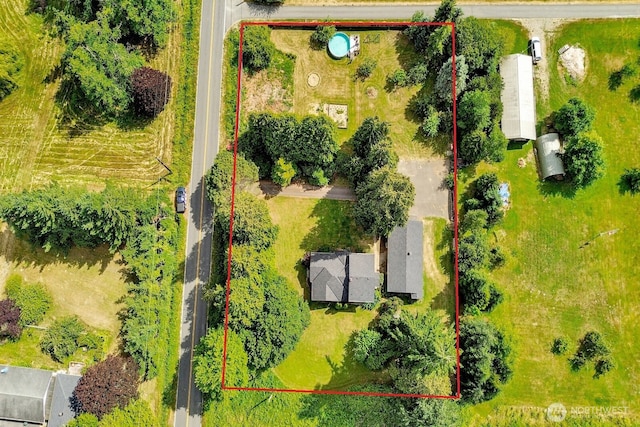 8597 Harborview Rd, Blaine, WA 98230 - aerial view of property's location with property parcel outlined