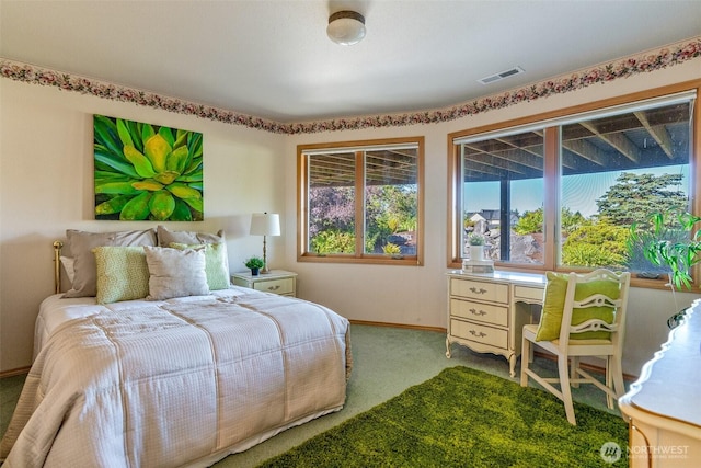 8705 Fenwick Loop SE, Olympia, WA 98513 - carpeted bedroom with baseboards and a desk