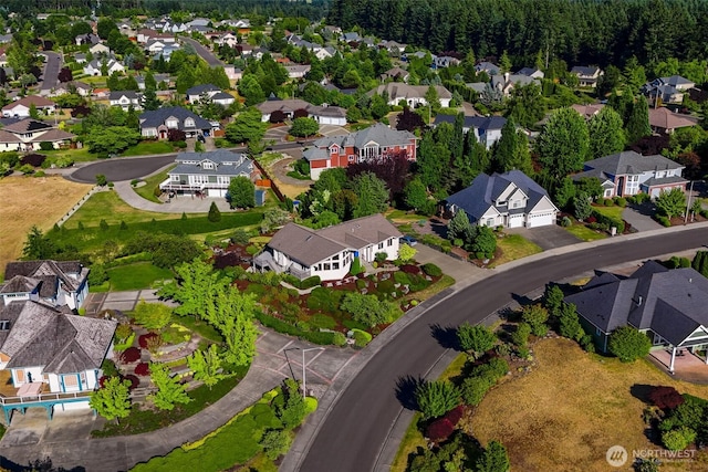 8705 Fenwick Loop SE, Olympia, WA 98513 - aerial view of property's location with nearby suburban area
