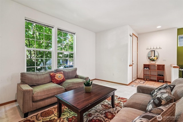 22727 NE 4th Pl Unit 117, Sammamish, WA 98074 - living area featuring baseboards and light carpet