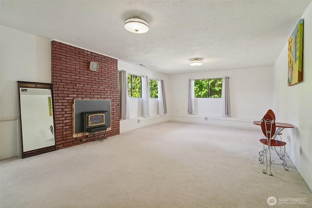 32710 5th Ave SW, Federal Way, WA 98023 - unfurnished living room with carpet floors and a textured ceiling