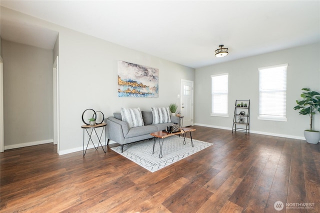 462 G St, Blaine, WA 98230 - living room with wood finished floors and baseboards