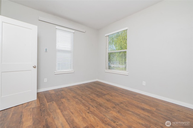 462 G St, Blaine, WA 98230 - spare room with baseboards and wood finished floors