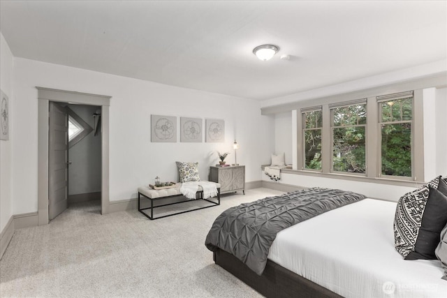 743 Broadway E, Seattle, WA 98102 - carpeted bedroom with baseboards