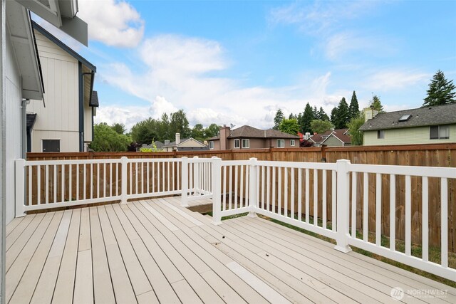 20122 102nd Ave SE, Kent, WA 98031 - wooden terrace with a residential view