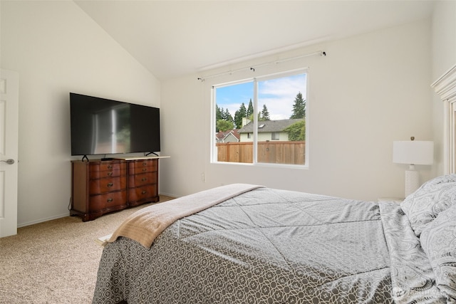 20122 102nd Ave SE, Kent, WA 98031 - bedroom featuring vaulted ceiling and carpet