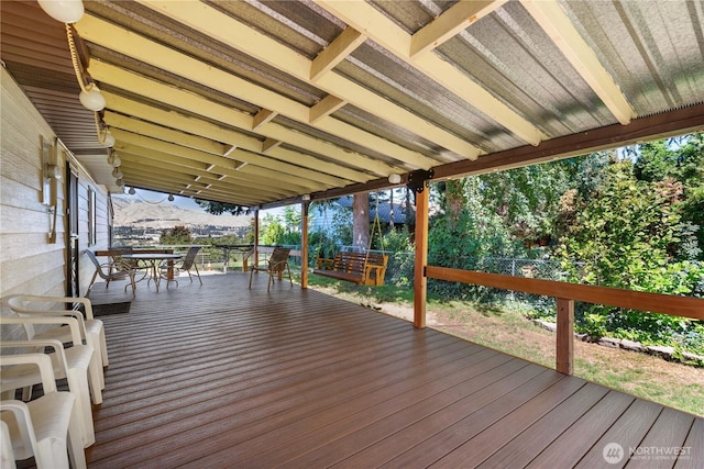 2434 NW Alan Ave, East Wenatchee, WA 98802 - wooden deck featuring outdoor dining space