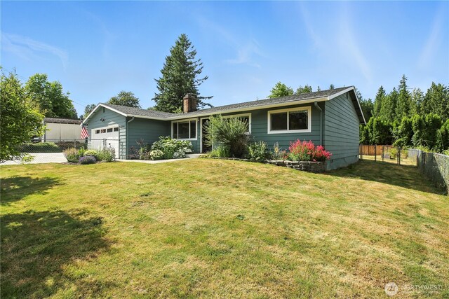 18844 SE 214th St, Renton, WA 98058 - single story home with a garage and a chimney