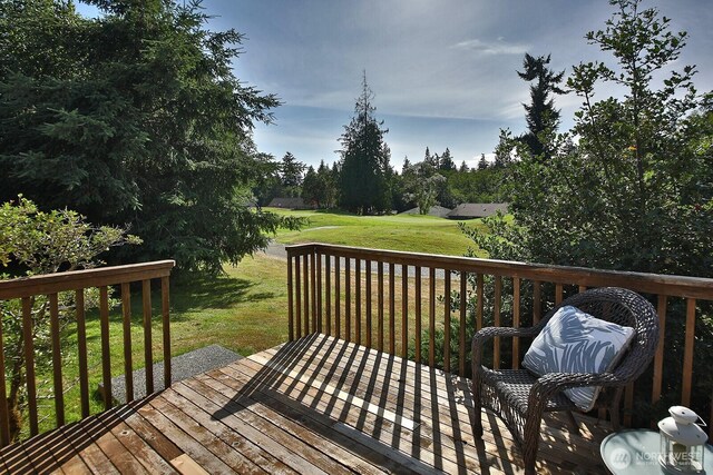 4896 Spinnaker Dr, Freeland, WA 98249 - deck featuring a yard