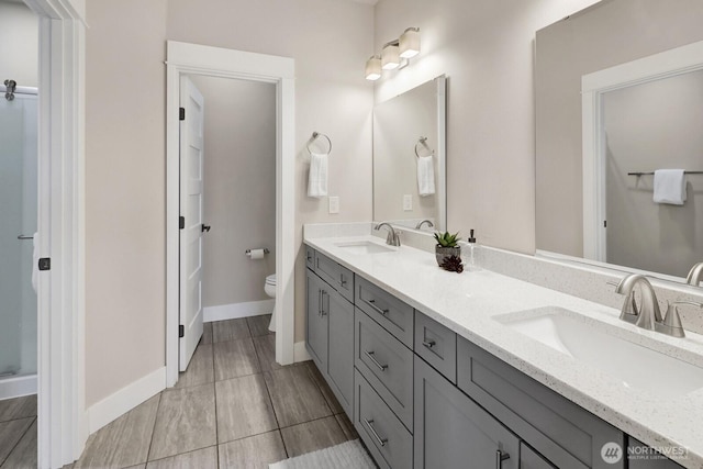5754 W 26th Crst, Ferndale, WA 98248 - bathroom with toilet and double vanity