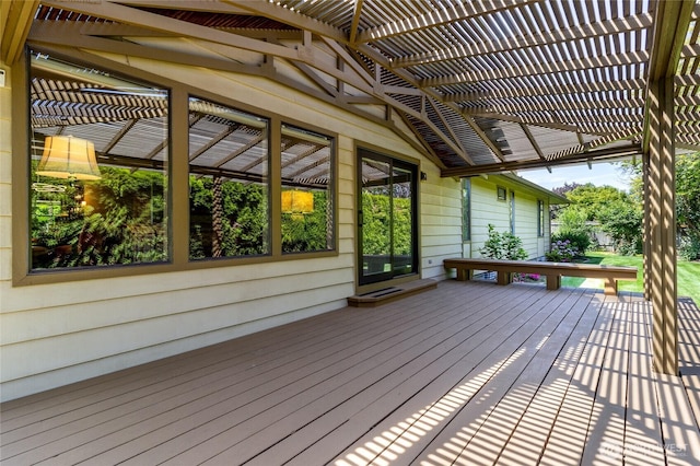 1382 Highland Rd, Walla Walla, WA 99362 - wooden terrace with a pergola