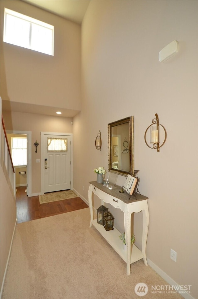 27719 NE 146th Way, Duvall, WA 98019 - carpeted foyer with plenty of natural light and a high ceiling