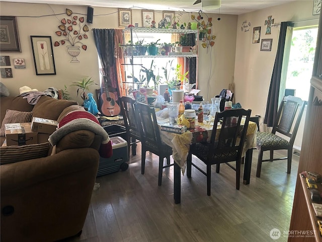 517 Juniper, Oroville, WA 98844 - dining area featuring wood finished floors