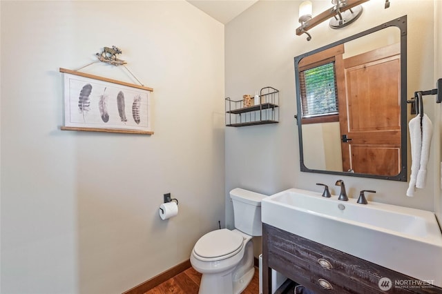 239 Foxridge Ln, Leavenworth, WA 98826 - bathroom featuring vanity and wood finished floors