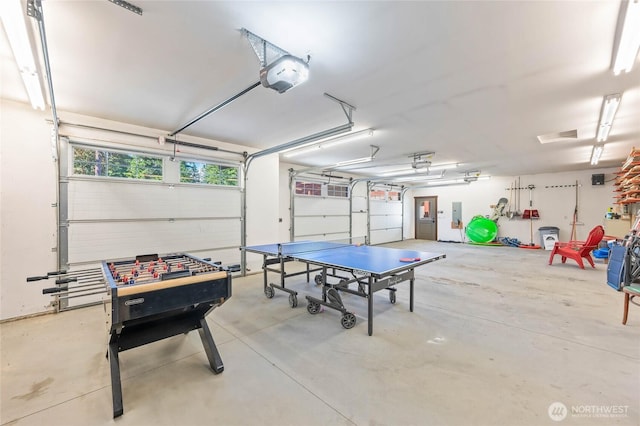 239 Foxridge Ln, Leavenworth, WA 98826 - playroom featuring a garage and concrete flooring