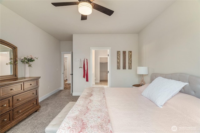 10 Coyote Rd, Montesano, WA 98563 - bedroom with light colored carpet and a ceiling fan