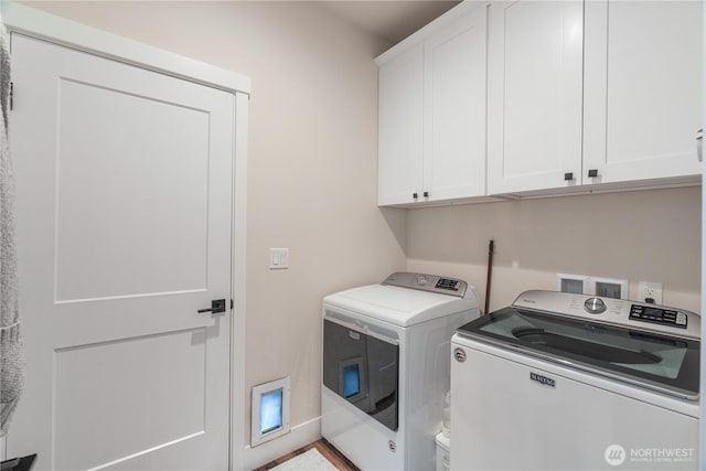 10 Coyote Rd, Montesano, WA 98563 - laundry room with washing machine and clothes dryer and cabinet space