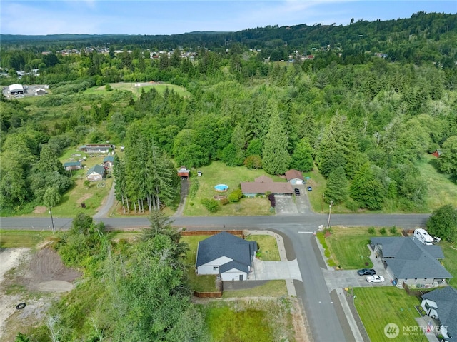 10 Coyote Rd, Montesano, WA 98563 - view of property location with a heavily wooded area