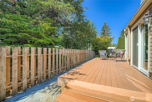 31451 48th Pl SW, Federal Way, WA 98023 - deck featuring a fenced backyard