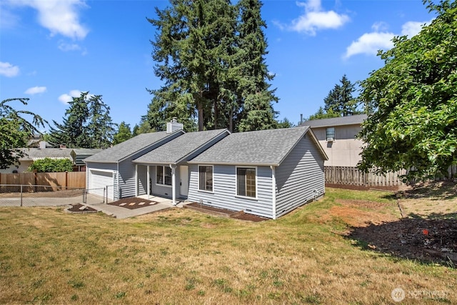 2528 S 363rd St, Federal Way, WA 98003 - view of front of house featuring an attached garage, a chimney, and roof with shingles