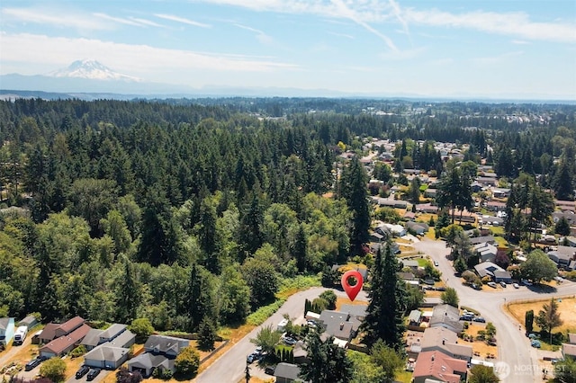 2528 S 363rd St, Federal Way, WA 98003 - aerial perspective of suburban area with a heavily wooded area