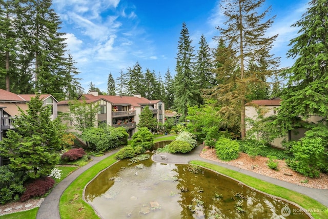 1541 NE 143rd St Unit H5, Seattle, WA 98125 - bird's eye view of a small pond