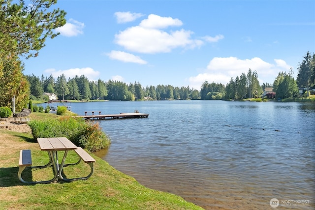490 E Mountain View Dr, Allyn, WA 98524 - dock area featuring a water view