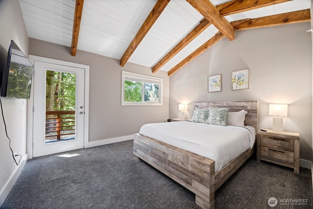 13 Westbrook Ct, Bellingham, WA 98229 - bedroom featuring access to exterior and dark colored carpet