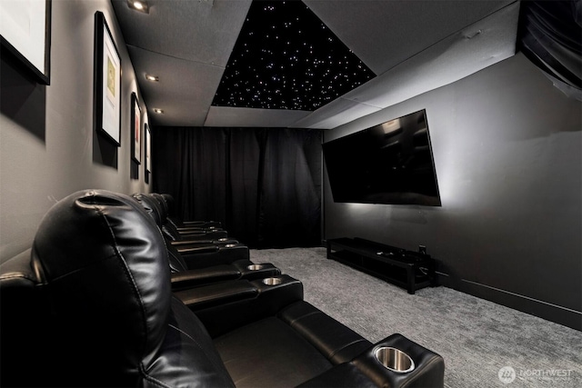 13 Westbrook Ct, Bellingham, WA 98229 - view of carpeted home theater