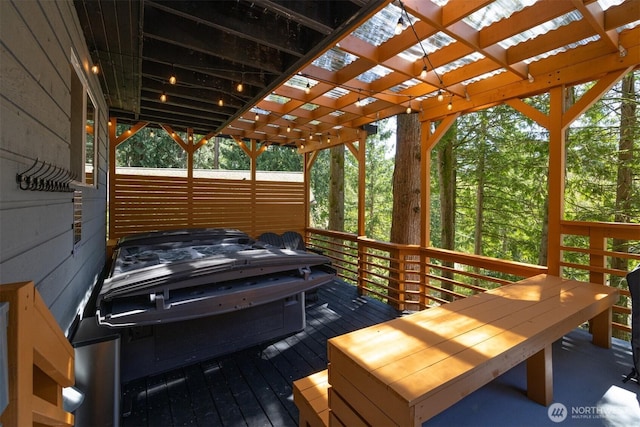 13 Westbrook Ct, Bellingham, WA 98229 - wooden terrace featuring a pergola and a grill
