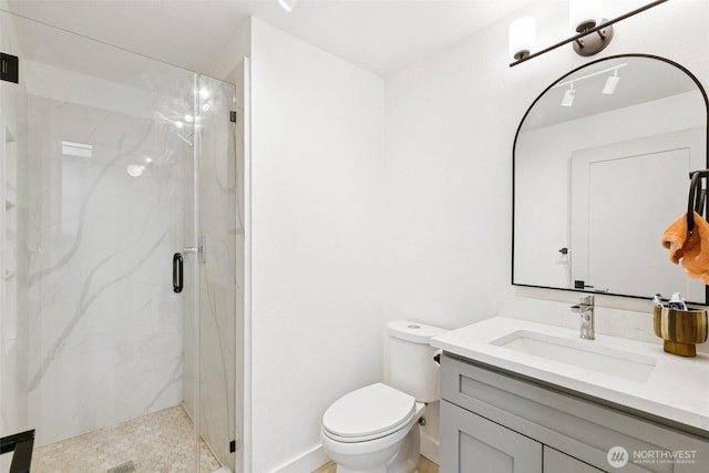 13216 NE 138th Pl, Kirkland, WA 98034 - full bathroom with a marble finish shower and vanity