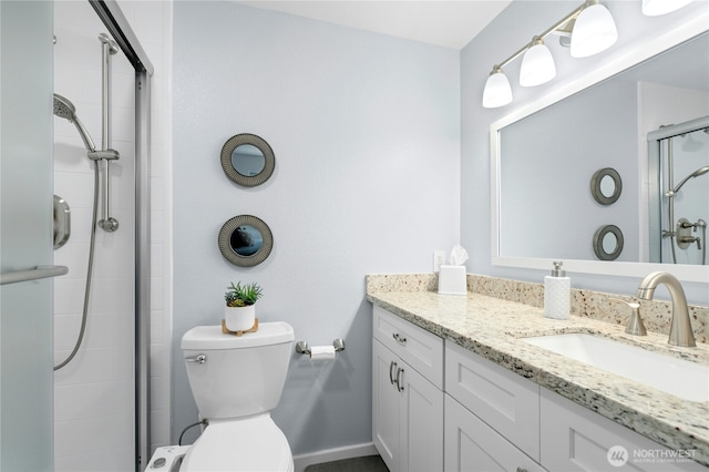 23335 Cedar Way Unit B204, Mountlake Terrace, WA 98043 - bathroom with vanity and a stall shower