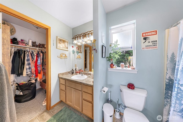 1121 22nd St, Bellingham, WA 98225 - full bathroom with vanity and a walk in closet