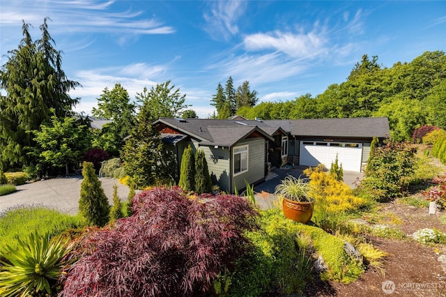 3205 Shelly Hill Rd, Mount Vernon, WA 98274 - view of front of house with an attached garage and driveway