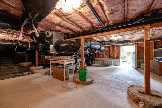 3205 Shelly Hill Rd, Mount Vernon, WA 98274 - view of basement