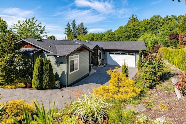 3205 Shelly Hill Rd, Mount Vernon, WA 98274 - view of front of home featuring asphalt driveway and an attached garage