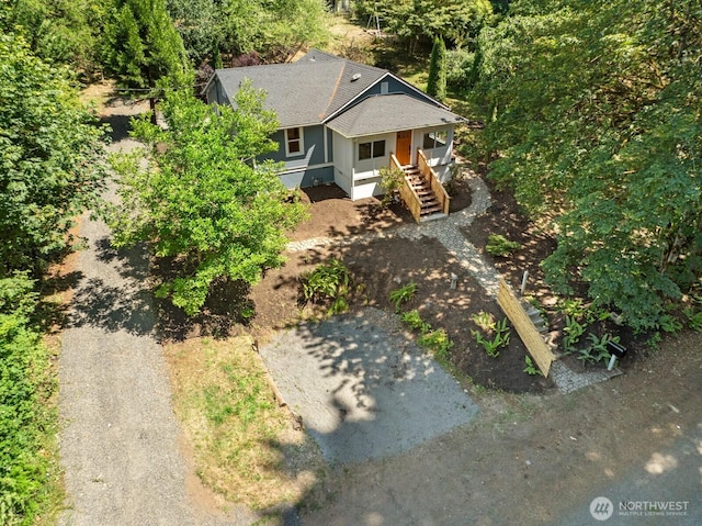 608 NE 2nd St, Winlock, WA 98596 - view from above of property