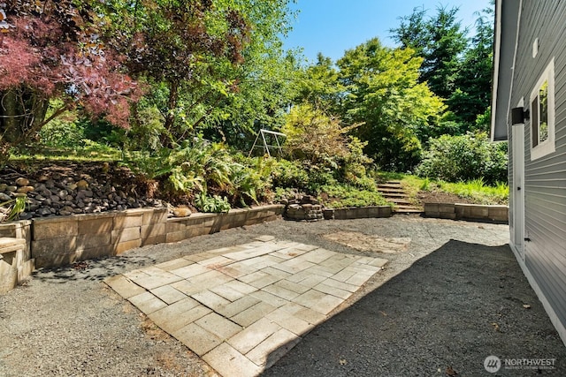 608 NE 2nd St, Winlock, WA 98596 - view of patio featuring view of scattered trees