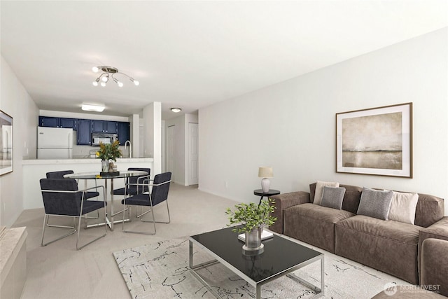 10501 8th Ave NE Unit 334, Seattle, WA 98125 - living room featuring light carpet