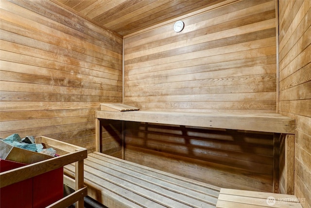 10501 8th Ave NE Unit 334, Seattle, WA 98125 - relaxing sauna / steam room with wooden walls and wooden ceiling