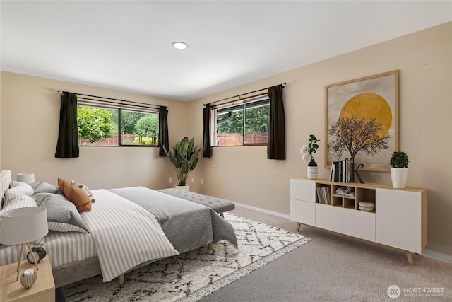 1323 216th Ave NE, Sammamish, WA 98074 - carpeted bedroom featuring baseboards and recessed lighting