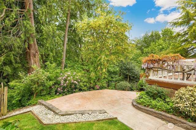 3706 Upland Ave, Everett, WA 98203 - view of yard featuring a patio and a deck