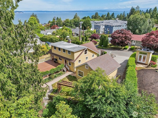 3706 Upland Ave, Everett, WA 98203 - aerial view of property and surrounding area featuring a nearby body of water
