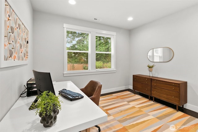 305 Field Pl SE, Renton, WA 98059 - office area with recessed lighting and baseboards