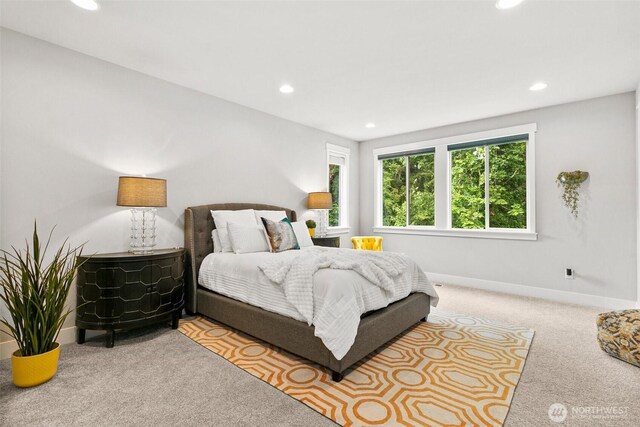 305 Field Pl SE, Renton, WA 98059 - bedroom with carpet flooring and recessed lighting