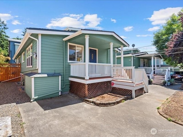 3601 S Spokane St Unit 1-1, Seattle, WA 98144 - manufactured / mobile home featuring covered porch