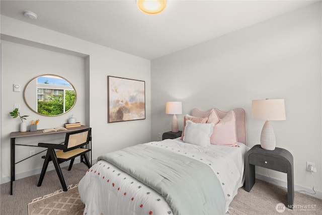 8511B 13th Ave NW, Seattle, WA 98117 - bedroom with light colored carpet and baseboards