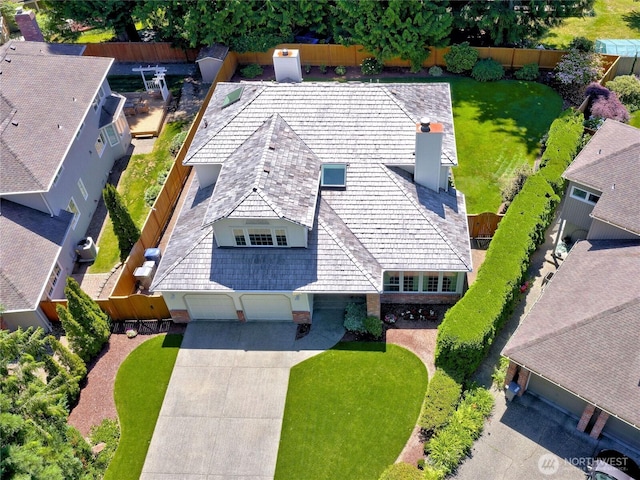 22019 NE 26th Pl, Sammamish, WA 98074 - aerial view of property and surrounding area