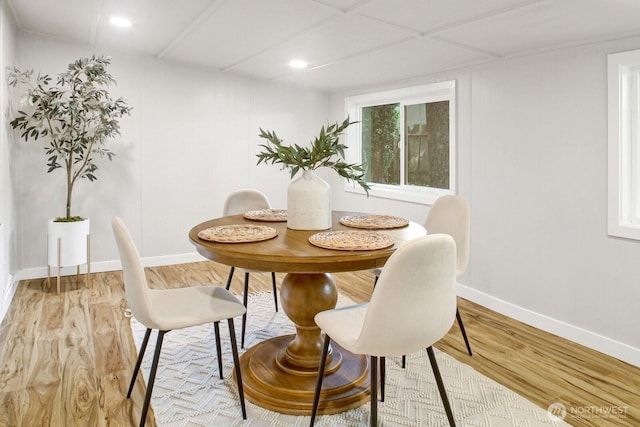 8410 Cimarron Way, Maple Falls, WA 98266 - dining area with light wood-style floors and recessed lighting